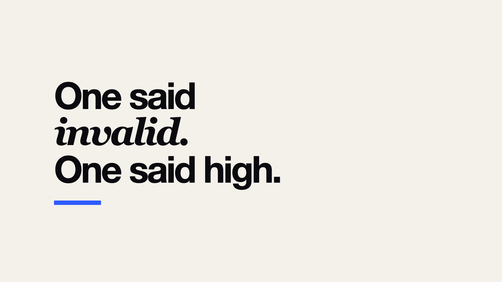 Address Validation API: One Said Invalid, One Said High