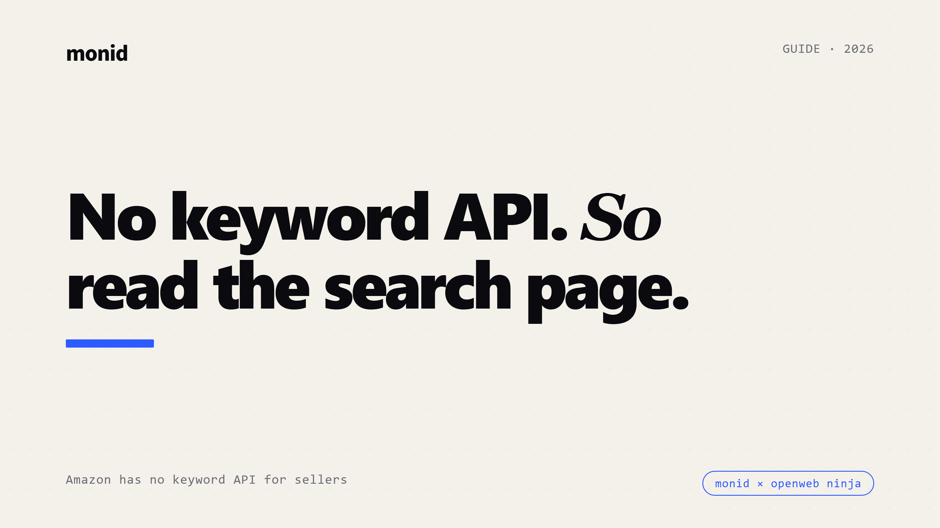 Amazon Search API: What One Keyword Query Returns