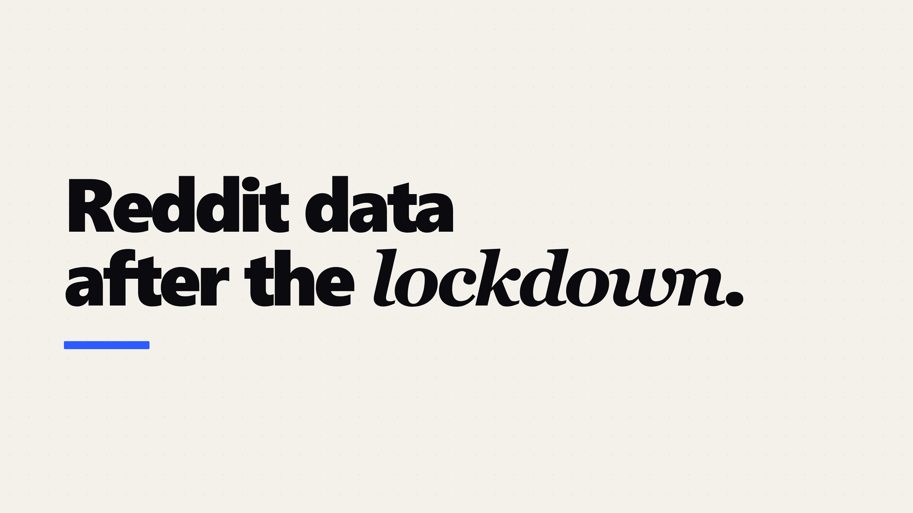 Reddit Scraper: How to Get Reddit Data After the API Lockdown