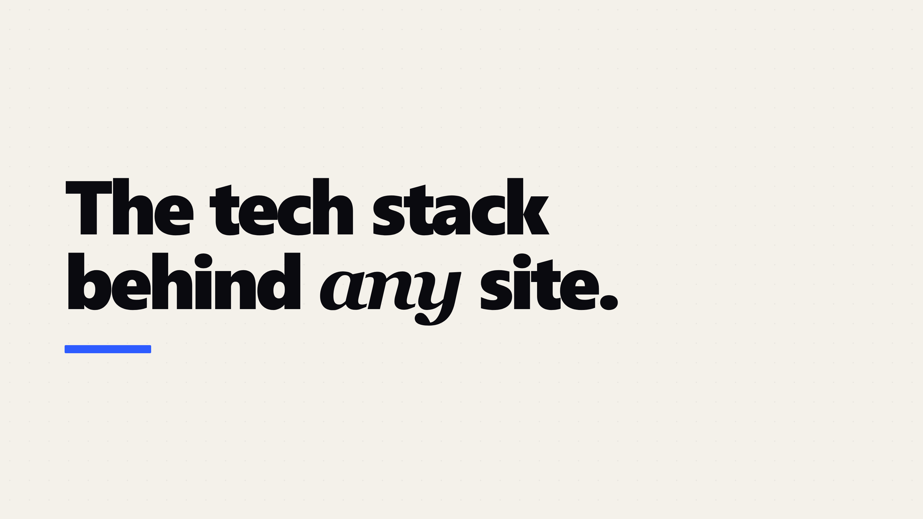 Technographic Data API: Detect Any Website's Tech Stack in One Call