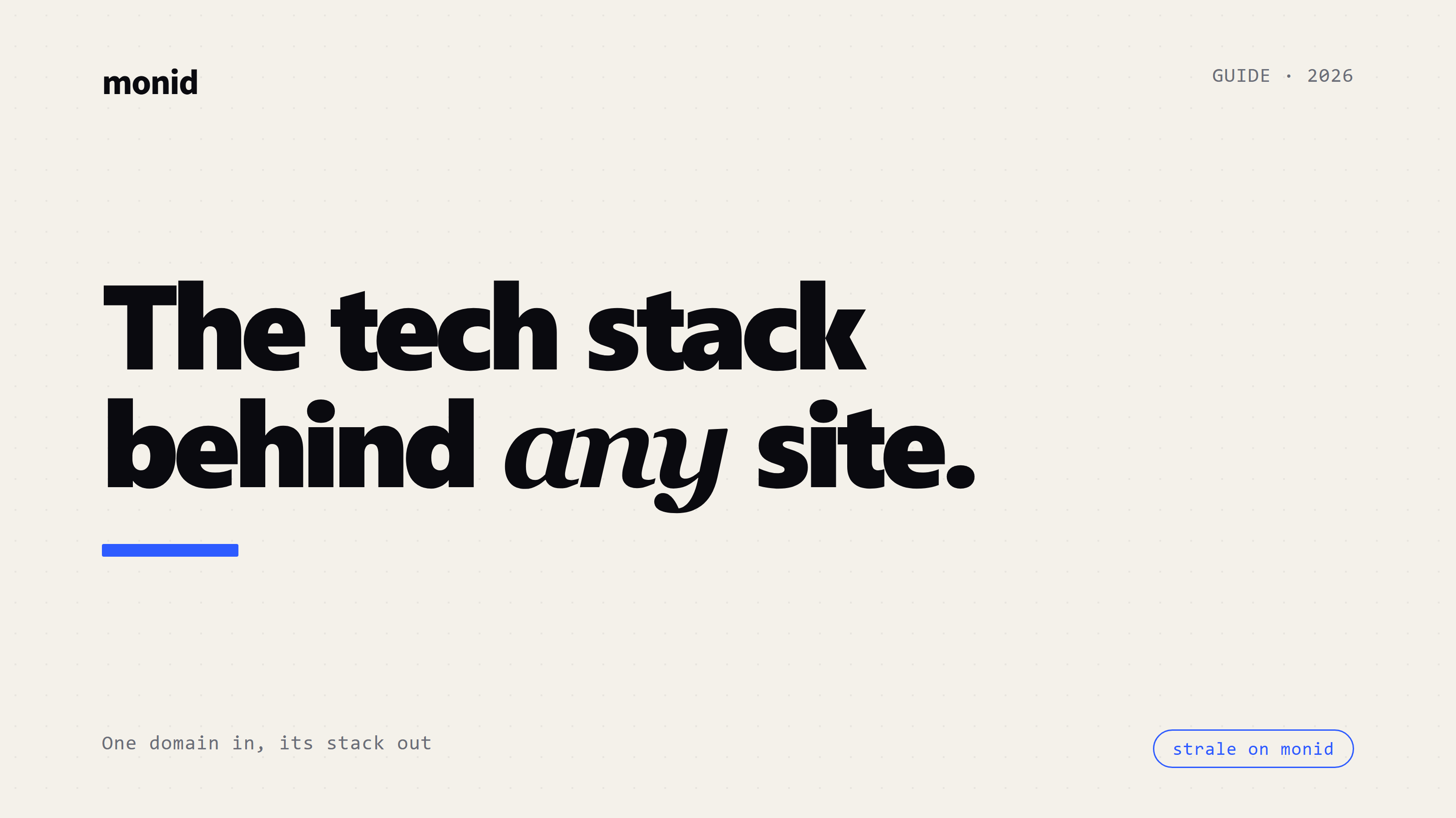 Technographic Data API: Detect Any Website's Tech Stack in One Call